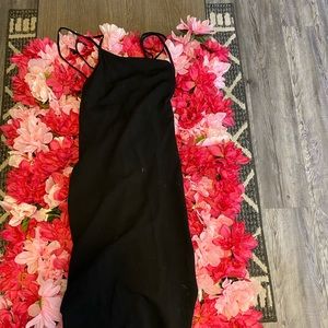 Asymmetrical back dress